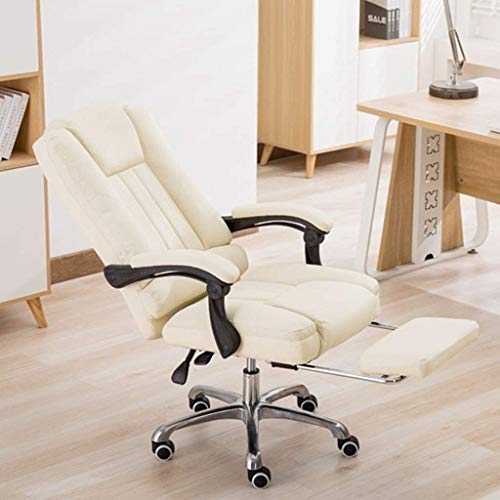 LZQDM High Back Office Chair Adjustable Ergonomic Desk Chair with Padded Armrests,Executive PU Leather Swivel Task Chair with Lumbar Support