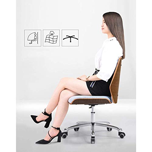 n/a Leisure Chair Computer Chair Fabric Office Chair Backrest Swivel Chair Simple and Comfortable Sedentary Backrest Swivel Chair Fashion Bedroom
