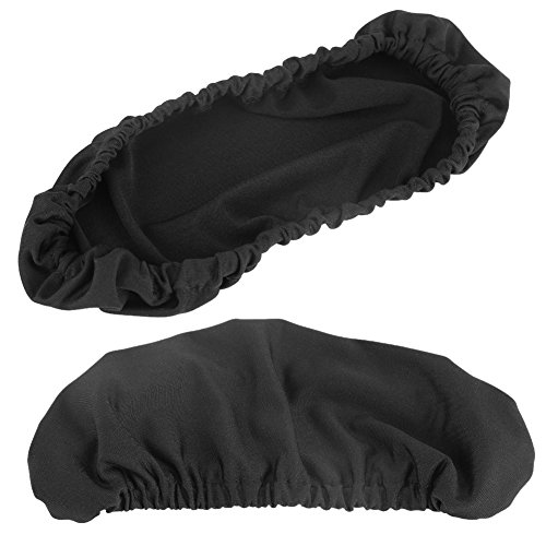 GOTOTOP 1 Pair Office Chair Armrest Covers, Elastic Chair Protector Removable Chair Armrest Cover Chair Arm Pad for Home Office(Black)