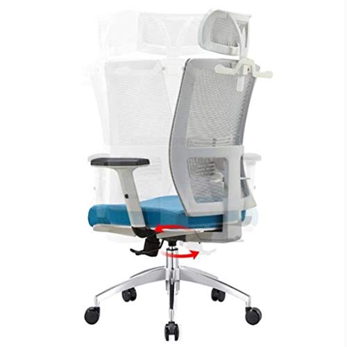 LZQDM Chairs,Office Chair with Arms and Back Support Executive Adjustable Computer Chair Swivel Ergonomic Desk Chair Comfy Padded for Office/Home