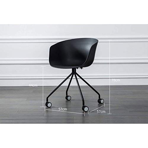 WALNUT Office Chair -Modern Minimalist Home Computer Chair Swivel Chair Nordic Wind Business Office Chair Staff Chair Study Lounge Chair Backrest