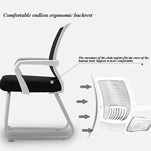 KJHD Ergonomic Office Desk Chair Mesh Swivel Computer Task Chair with Office Chair Computer Chair Staff Chair Home Computer Office Chair