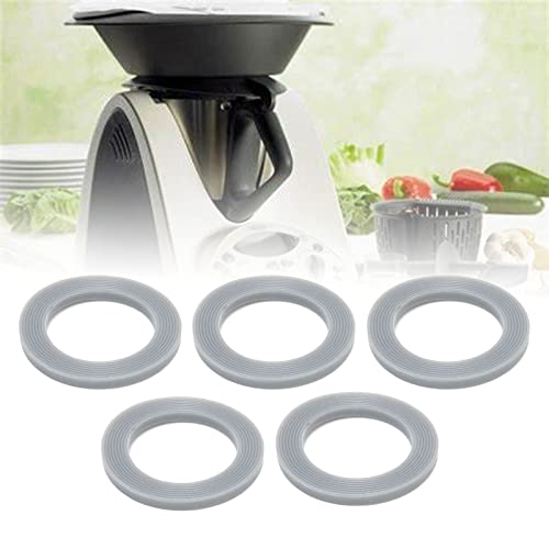 Blender Sealing Ring, Blender Accessory, 5pcs Silicone Blender Protective Rings Mixer Accessory Spare Parts for Vorwerk Thermomix TM21 TM31
