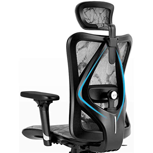LZQDM Office Chair -Ergonomic Computer Chair Home Simple Game Seat Sedentary Reclining Back Office Lift Swivel Chair