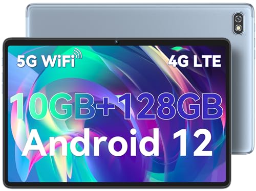 Tablets 10 inch Blackview Tab 7 Pro Android 12 Tablets, 10GB RAM+128 ROM(Up to 1 TB TF), Quad Core Processor, 1920×1200FHD IPS, Tablet with Sim C