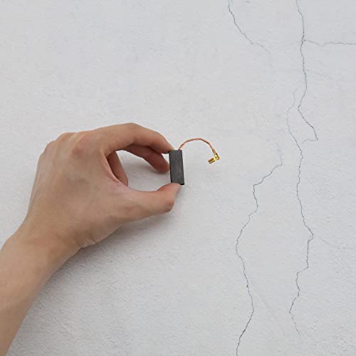 2 Pairs Lawn Mover Carbon Brushes 29x11.2x6.2mm Fit for Flymo Compact 330 FLYMO 360 380 McCulloch 2200 Chain Saw AKE 30-18 S AKE 35-18 S Power To