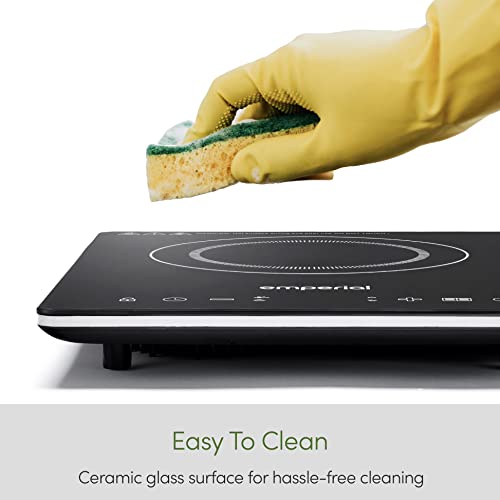 Emperial Single Induction Hob Portable Digital Cooktop Electric Hot Plate with Touch Control 2000W
