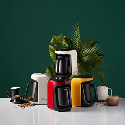KARACA Hatir Hüps Turkish Coffee Machine Cream, For 5 People, Fully Automatic Coffee Machine, Turkish Mocha with Milk, Hot Chocolate, Instant Cof