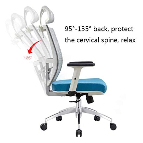n/a Chairs,Office Chair with Arms and Back Support Executive Adjustable Computer Chair Swivel Ergonomic Desk Chair Comfy Padded for Office/Home/B