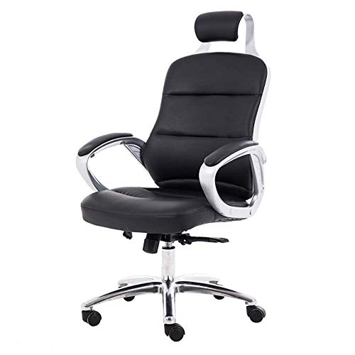 MU Home Computer Chair Boss Study Leather Office Chair Paint Adjustable Office Chair Swivel Reclining Executive Padded Chair Office Chair