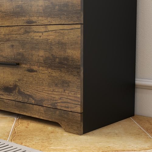 Panana 2-Drawer Wood Lateral File Cabinet, Filing Cabinets Anti-Tilt Mechanism for Home Office Storage Organization, Accommodates Letter/A4/Legal