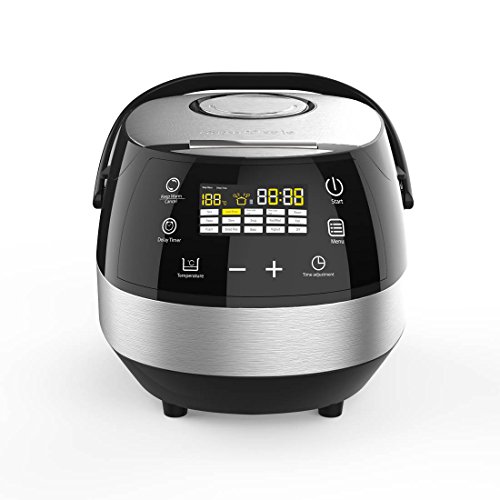 Drew&Cole CleverChef 14-in-1 Intelligent Digital Multi Cooker, Aluminum, 860 W, 5 Litre, Chrome