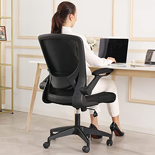 KERDOM Ergonomic Office Chair High Back Desk Chair Breathable Mesh Computer Chair with Adjustable Headrest and 3D Armrest 968