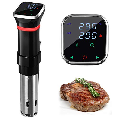Sous Vide TANiCE Precision Cooker Immersion Circulator 1100W Water Sous Vide Device with Accurate Temperature and Time Control Sous Vide Cookbook