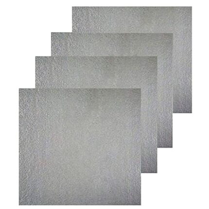 Waveguide Covers for Microwave, Xfaiz 4 PCS 13cm x 13cm Waveguide Cover Mica Plates Sheets for Universal Microwave Oven Repairing Part (4)
