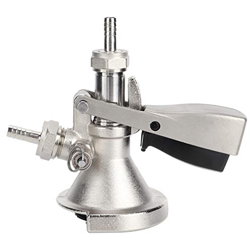 Beer Keg Coupler, A Type Keg Coupler Stainless Steel Beer Keg Connector, Dispensing Equipment Accessory