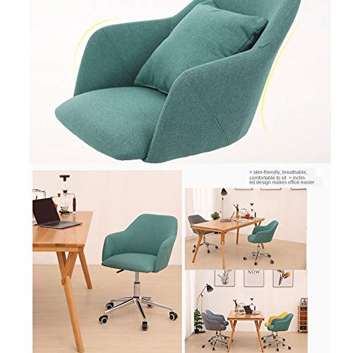 LZQDM Computer Chair, Home Office Chair, Modern Simple Meeting Chair, Desk Chair, Lifting Cloth Chair, Comfortable Chair