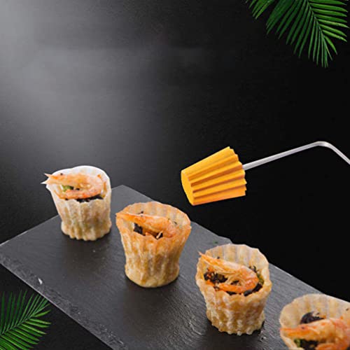 PATKAW Flower Rosette Iron Waffle Molds Cookie Pastry Molds Frying Molds Waffle Molds Egg Tart Maker Kitchen Gadget for Dessert Biscuit Waffle Ba