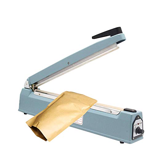 Hanchen Heat Sealer Machine 500mm/19.6inch Plastic Bag Sealer Heat Hand-Pressure Bag Sealing Machine 800W 40times/min with CE 220V WNQ-177-1