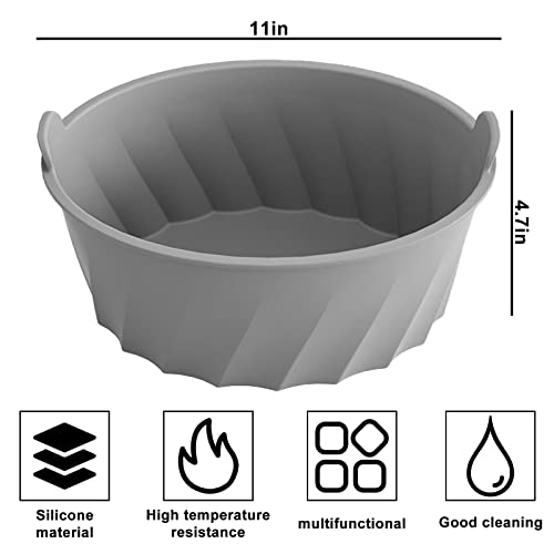 OLIYA Silicone Slow Cooker Liner can be Reused in Slow Cooker 6QT Elliptical Slow Cooker, Which is Leak-Proof and can be Cleaned by Dishwasher. (