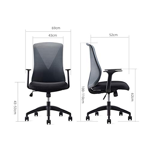 KJHD Computer Chair Home Chair Office Chair Sedentary Comfortable Ergonomic Chair Desk Chair Swivel Chair (Color : A)