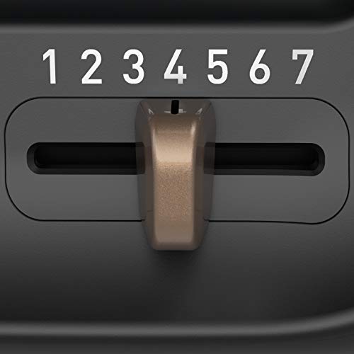 Tefal Black 2 Slot Toaster with Magnetic Clips, Large Controls, 7 Browning Levels, Removable Crumb Tray, Raise Function TT533811