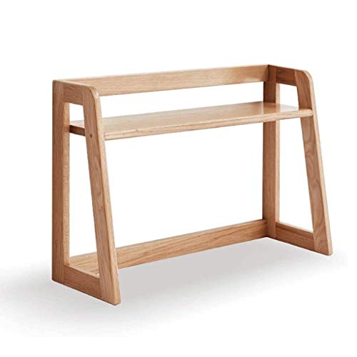 NXYJD File Racks Simple Desk Organizer for Office and Home, Desk Tidy Wood Bookshelf, Desktop Bookshelf Counter Top Bookcase for Book