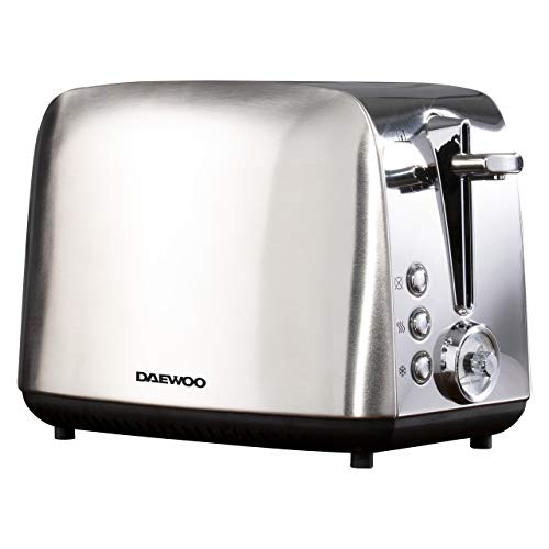 Daewoo SDA1775 Kingsbury Stainless Steel Kettle | Ideal for Any Home Kitchen | 1.7L Capacity | Automatic & Manual Shut Off | Indicator Light | Bo