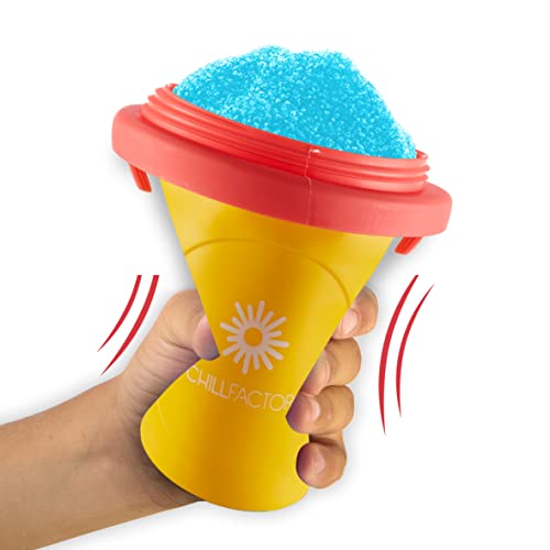 Character Options 07950 ChillFactor Mango Mania-Reusable, Homemade Squeeze Cup slushy Maker Kitchen Toys, ONE Size