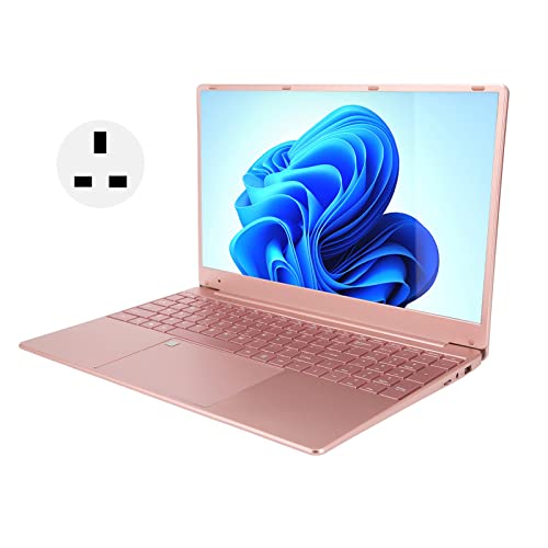 Aeun 15.6 Inch HD Laptop 16GB RAM 256GB ROM Laptop 100-240V N5095 Multi Interface Processor for Business (16+256G UK Plug)