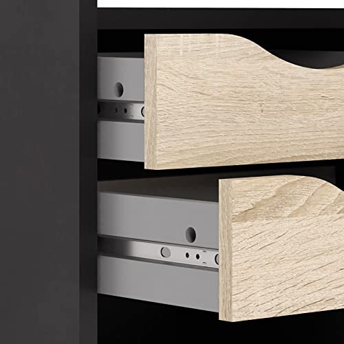 Furniture To Go | Function Plus Corner Desk 2 Drawers in Walnut