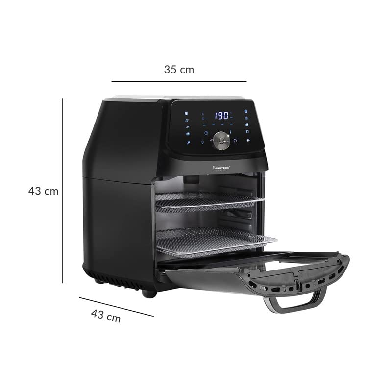 Innoteck Kitchen Pro 16L Digital Air Fryer Oven - With Rotisserie - Multi-Functions Smart Cooker - For Air Frying, Roast, Dehydrate, Bake, Reheat