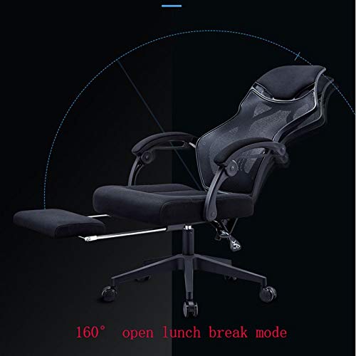 LZQDM Office Chair Ergonomic Desk Chair Mesh Computer Chair Lumbar Support Modern Executive Adjustable Rolling Swivel Chair Comfortable Mid Task
