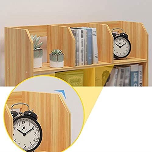JYDQM Bookshelf, Standing Bookcase Small Space Book Shelves Rack for Living Room, Home, Office Compact Storage Organizer