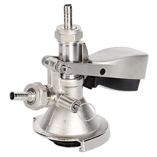 Beer Keg Coupler, A Type Keg Coupler Stainless Steel Beer Keg Connector, Dispensing Equipment Accessory