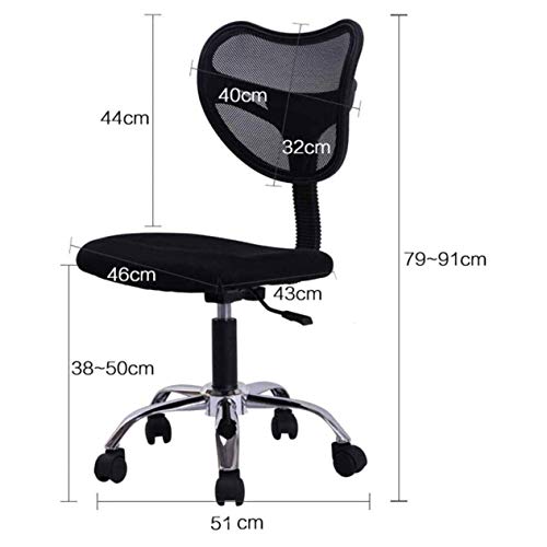 KJHD Lift Chair Staff Chair Swivel Chair Office Chair without Armchair Can Be Ergonomic Computer Chair Home