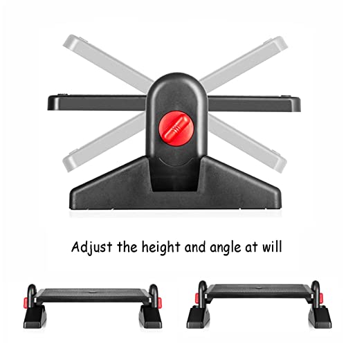 luoyipink Under Desk Foot Rest, Adjustable Height Portable Ergonomic Foot Pedal Rest with Foot Massager for Office Home Use, Relieve pain in legs