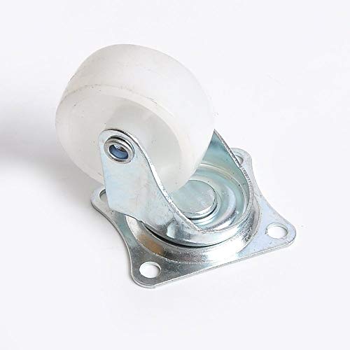 MU Swivel Castor Wheels Pp Heavy Duty Castors for Small Home Office Furniture Industrial Work Cart Separately,2" Plates Stem