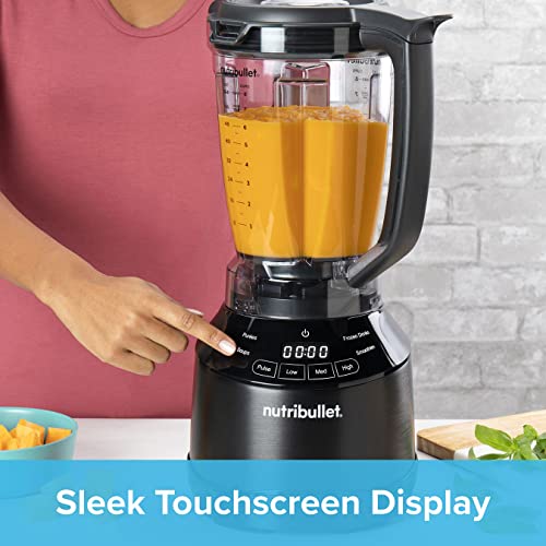 Nutribullet Smart Touch Hot and Cold Food & Smoothie Blender Mixer With 3 Speed Settings – Perfect For Soups, Smoothies, Purees & Grinding Nuts –