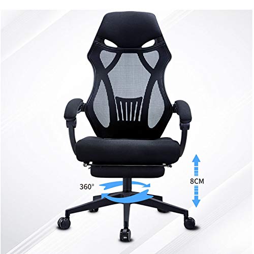 LZQDM Office Chair Ergonomic Desk Chair Mesh Computer Chair Lumbar Support Modern Executive Adjustable Rolling Swivel Chair Comfortable Mid Task