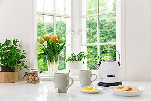 KitchenAid 5KEK1222 Classic Water Kettle, 1.25 Litre, White