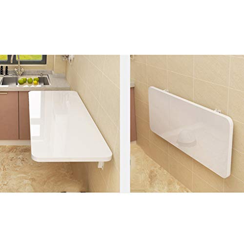 RXBFD Folding Wall-Mounted Drop-Leaf Table Wall Mounted Drop Leaf Table Folding Wall Table,Kitchen Dining Table, Home Office Computer Desk Childr