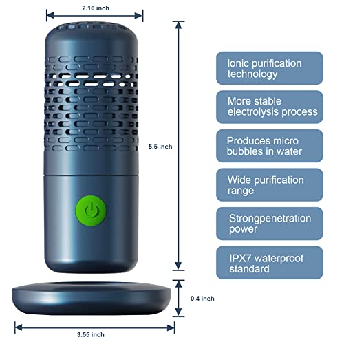 Fabenix Fruit and Vegetable Washing Machine,Fruit Vegetable Purifier Fruit and Vegetable Cleaner, Capsule Shape Fruit & Vegetable Cleaner Machine