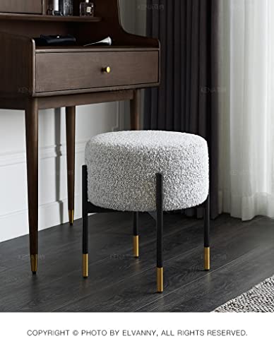 N/A Nordic Soft Bag Makeup Stools Leisure Lazy Living Room Shoe Changing Stool Ottomans Bedroom Furniture Sofa Stool