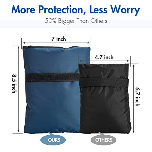 2 Pack Outdoor Tap Cover Tap Jacket Outdoor Tap Cosy Cover Outside Garden Faucet Socks for Freeze Protection