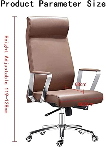 HJW Computer Chairs Video Game Chairs Home Office Desk Chairs Pu Leather Large Seat Desk Chair, Ergonomic Design Armchair