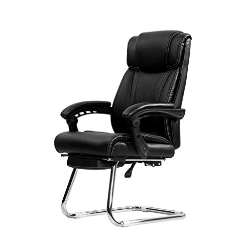 LZQDM Executive Office Chair Ergonomic Heavy Duty Chair Leather Adjustable Swivel Comfortable Rolling Chair