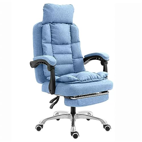 JHKZUDG Executive Office Chair, Home Office Desk Chair,Ergonomic Office Chair, Adjustable Back Rest 360° Swivel Gaming Chair,with Footrest And He