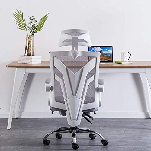 n/a Ergonomic High Back Mesh Office Chair with Adjustable Armrest Lumbar Support Headrest Swivel Task Desk Chair Computer Chair Guest Chairs Rece