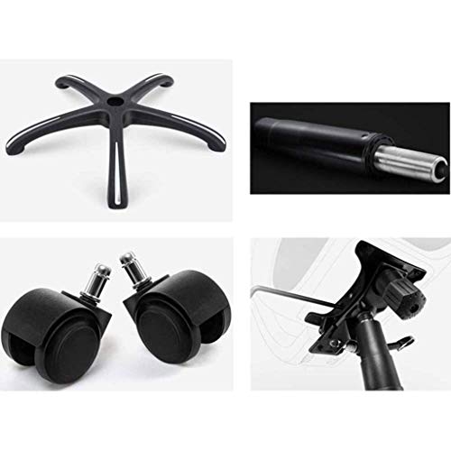 n/a Ergonomic Office Chair Modern Desk Chair Adjustable Seat Cushion and Headrest, Breathable Mesh Backrest, Black (no Footrest)